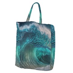 Tsunami Waves Ocean Sea Water Rough Seas 2 Giant Grocery Tote