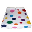 Polka Dot Fitted Sheet (California King Size) View1