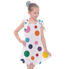 Polka Dot Kids  Tie Up Tunic Dress by 8989