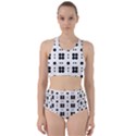 Polka Dot  Svg Racer Back Bikini Set View1