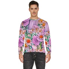 Bright And Brilliant Bouquet Men s Fleece Sweatshirt