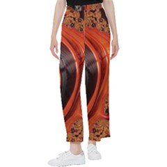 Fractal Background Pattern Texture Abstract Design Women s Pants 