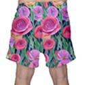 Boho Retropical Flowers Men s Shorts View2