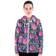 Tropical Paradise Women s Zipper Hoodie by GardenOfOphir