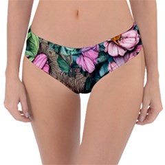 Cottagecore Aesthetics Reversible Classic Bikini Bottoms by GardenOfOphir