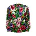 Vintage Tropical Flowers Women s Sweatshirt View1