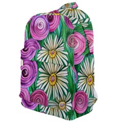 Tropical Flowers Pattern Classic Backpack by GardenOfOphir