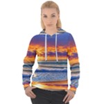 Summer Sunset Over The Ocean Women s Overhead Hoodie