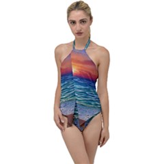 Nature s Beauty Go With The Flow One Piece Swimsuit by GardenOfOphir