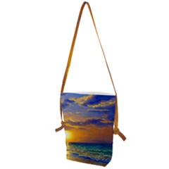 Nature Sunset Folding Shoulder Bag by GardenOfOphir