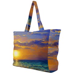 Nature Sunset Simple Shoulder Bag by GardenOfOphir