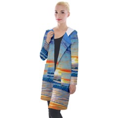 Reflecting On A Perfect Day Hooded Pocket Cardigan by GardenOfOphir
