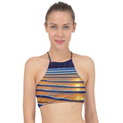 Endless Summer Nights Racer Front Bikini Top by GardenOfOphir