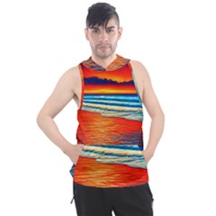 Golden Sunsets And Crisp Air Men s Sleeveless Hoodie by GardenOfOphir