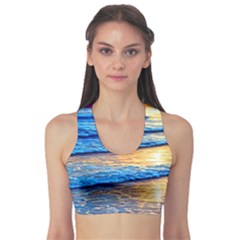 Ocean Sunset Sports Bra by GardenOfOphir