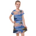 Beautiful Sunset Kids  Cross Web Dress View1