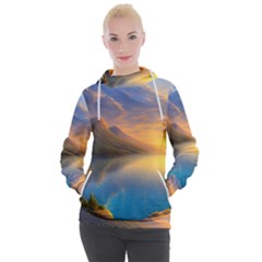 Benevolent Sunset Women s Hooded Pullover by GardenOfOphir