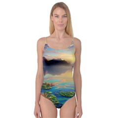 Breathtaking Sunset Camisole Leotard  by GardenOfOphir