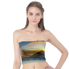 Crimson Sunset Tube Top by GardenOfOphir