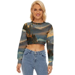 Dazzling Sunset Lightweight Long Sleeve Sweatshirt by GardenOfOphir