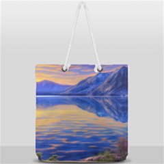 Dramatic Sunset Full Print Rope Handle Tote (large) by GardenOfOphir