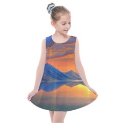 Glorious Sunset Kids  Summer Dress by GardenOfOphir