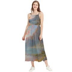 Marvelous Sunset Boho Sleeveless Summer Dress by GardenOfOphir