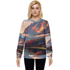 Opulent Sunset Hidden Pocket Sweatshirt by GardenOfOphir