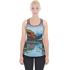 Breathtaking Landscape Scene Piece Up Tank Top by GardenOfOphir