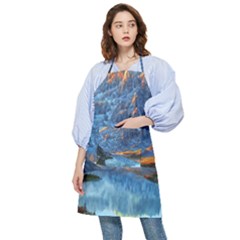 Majestic Lake Landscape Pocket Apron by GardenOfOphir