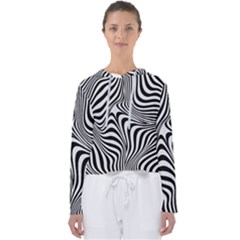 Pattern Geometric Lines Shapes Design Art Women s Slouchy Sweat by Ravend