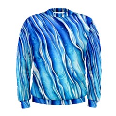 Nature Ocean Waves Men s Sweatshirt by GardenOfOphir