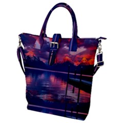 Dawn Buckle Top Tote Bag