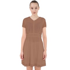 Brass Knuckles Brown	 - 	adorable In Chiffon Dress by ColorfulDresses