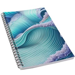 Pastel Sea Waves 5 5  X 8 5  Notebook by GardenOfOphir