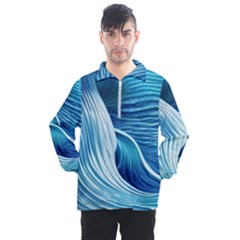 Summertime On The Sea Men s Half Zip Pullover by GardenOfOphir