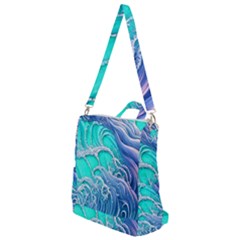 The Beauty Of Waves Crossbody Backpack