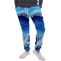 Watercolor Wave Men s Jogger Sweatpants