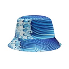 Watercolor Wave Inside Out Bucket Hat by GardenOfOphir