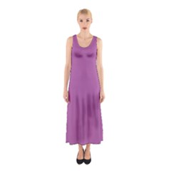 Spring Crocus Purple	 - 	sleeveless Maxi Dress by ColorfulDresses