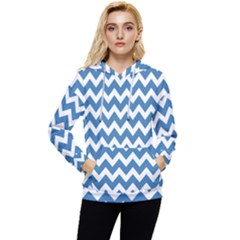 Chevron Pattern Gifts Women s Lightweight Drawstring Hoodie by GardenOfOphir