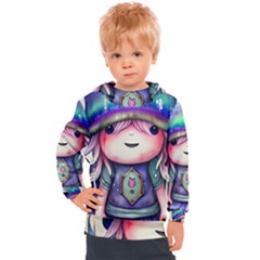 Necromancy Conjuration Magical Kids  Hooded Pullover by GardenOfOphir