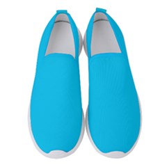 Vivid Sky Blue	 - 	slip On Sneakers by ColorfulShoes