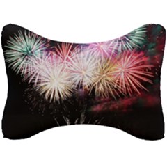 Firework Seat Head Rest Cushion by artworkshop