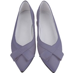 Flint Grey	 - 	bow Heels by ColorfulShoes