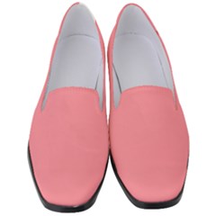 Conch Shell Pink	 - 	classic Loafer Heels by ColorfulShoes