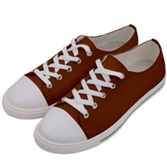 Spice Orange	 - 	low Top Canvas Sneakers