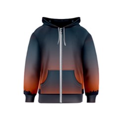 Sky Gradient Kids  Zipper Hoodie