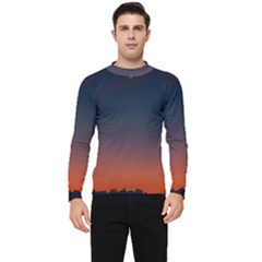 Sky Gradient Men s Long Sleeve Rash Guard by artworkshop