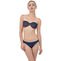 Sky Gradient Classic Bandeau Bikini Set by artworkshop